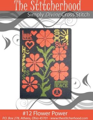 Hippie Daisy Cross Stitch Pattern