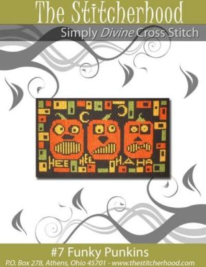 Halloween Pumpkin Cross Stitch Pattern