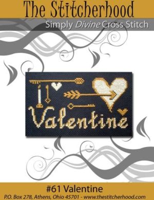 Valentine cross stitch pattern