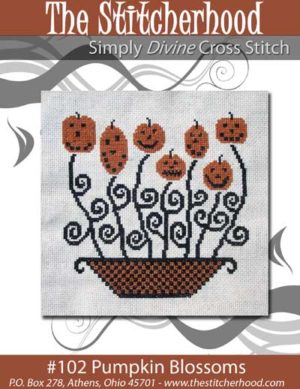 Pumpkin autumn Halloween Cross stitch