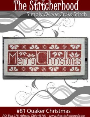 Quaker Merry Christmas Cross Stitch