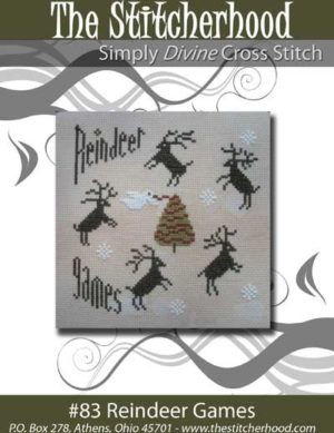 Reindeer Christmas cross stitch