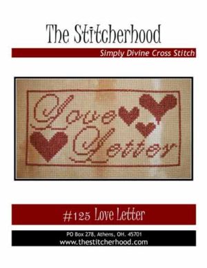 Valentine love letter Cross Stitch
