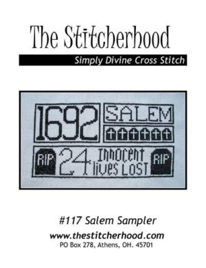 Salem witch Sampler cross stitch