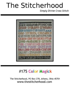 Wicca color magic Cross Stitch