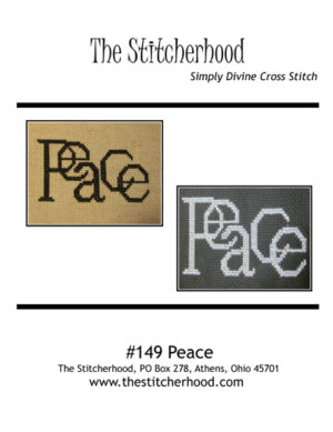Peace Cross Stitch Pattern