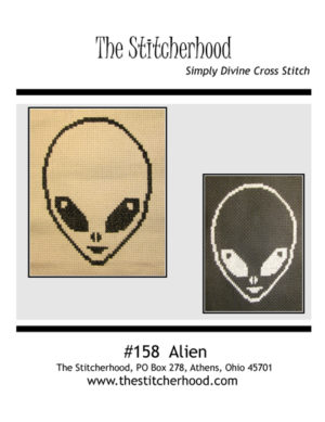 Kids funny alien Cross Stitch