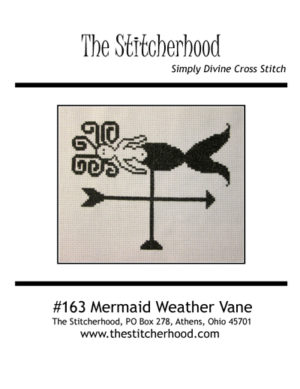 Mermaid weather vane Cross Stitch Pattern