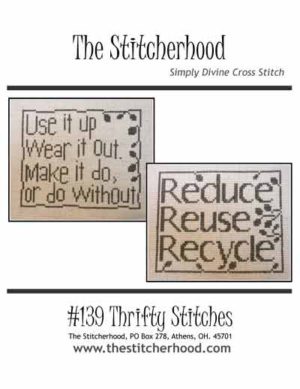 Eco Friendly Cross Stitch Pattern