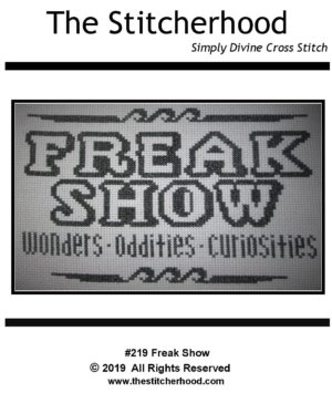 Circus freak show Cross Stitch