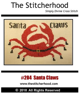 Christmas Funny crab Cross Stitch