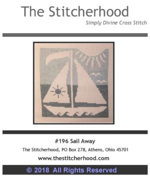 Nautical sailboat Cross Stitch