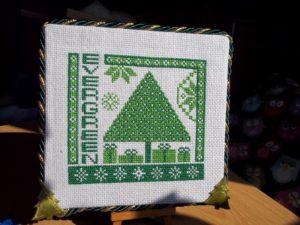 Christmas Tree Quaker Cross Stitch