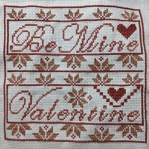 Quaker Cross Stitch Pattern Valentines Day