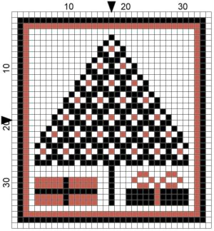 Freebie Christmas Tree free cross stitch