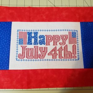 July 4th Patriotic USA America Cross Stitch