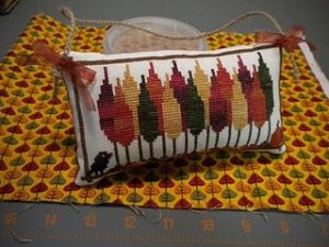 Autumn Fall Trees Cross Stitch