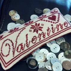 Quaker Valentines Love Cross Stitch