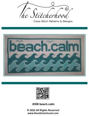 Nautivcal Beach House Summer Cross Stitch Pattern PDF Design