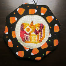 Halloween Freebie Cross Stitch Design, Free Boo Halloween Pattern