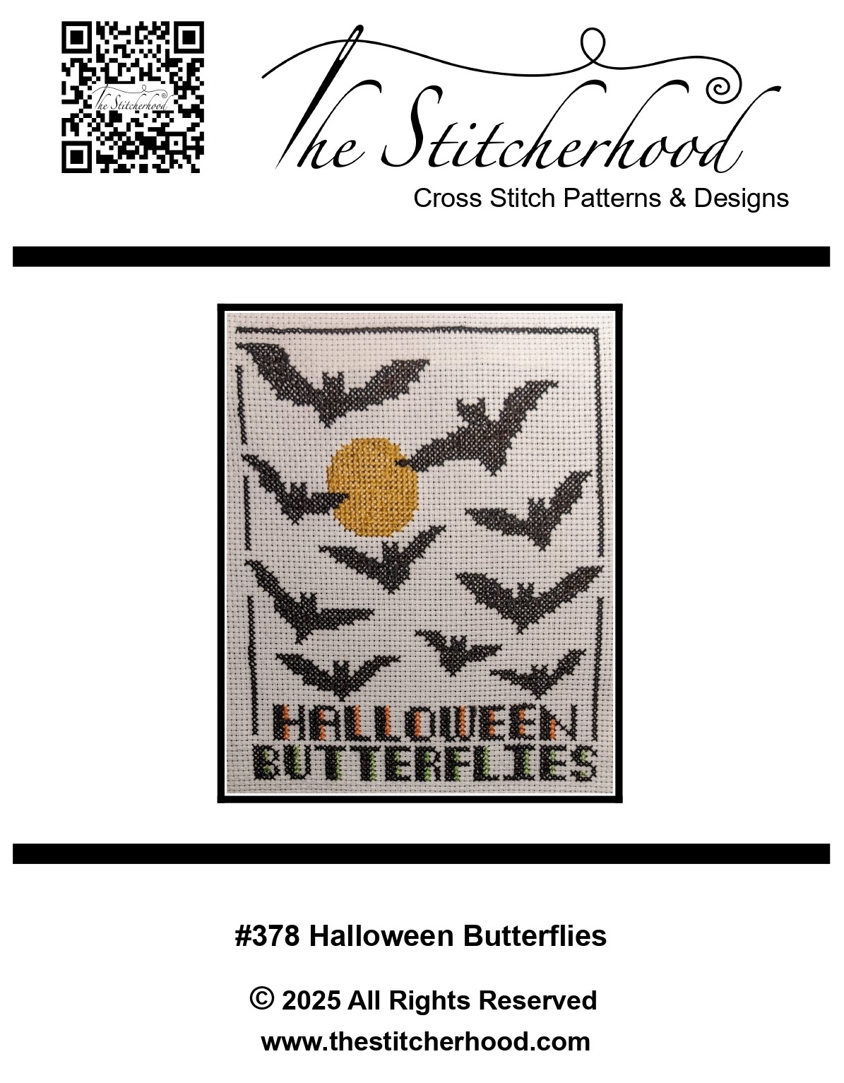 #378 Halloween Butterflies